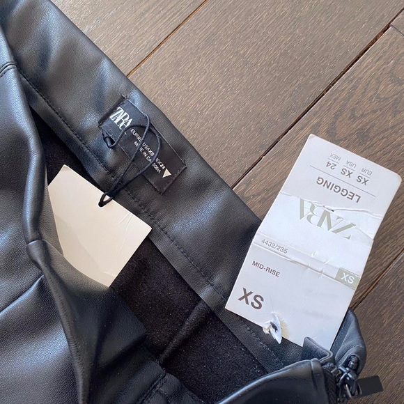 Faux Leather Pants | ZARA - Picture 4 of 4